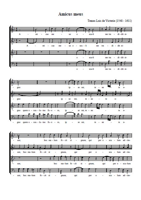Tenebrae Responsories 1. Amicus meus